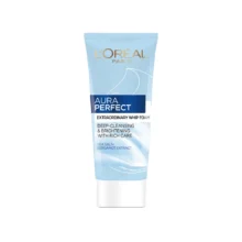 فوم پاک کننده و روشن کننده صورت وایت پرفکت لورال مدل L’Oreal Paris Aura Perfect Extraordinary Whip Foam