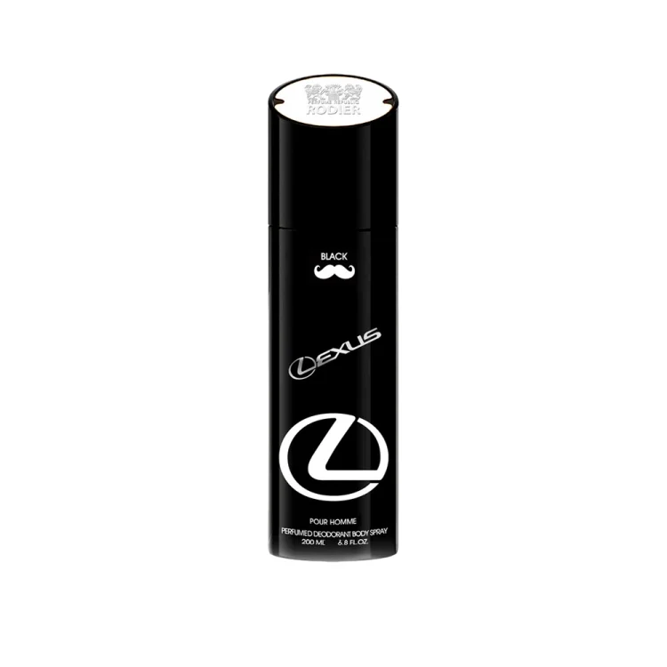 اسپری بدن مردانه لکسوس رودیر مدل Rodier lexus black body spray